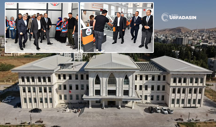 Şanlıurfa Valisi Şıldak, Eyyübiye Hükümet Konağını İnceledi, Yakında Açılıyor