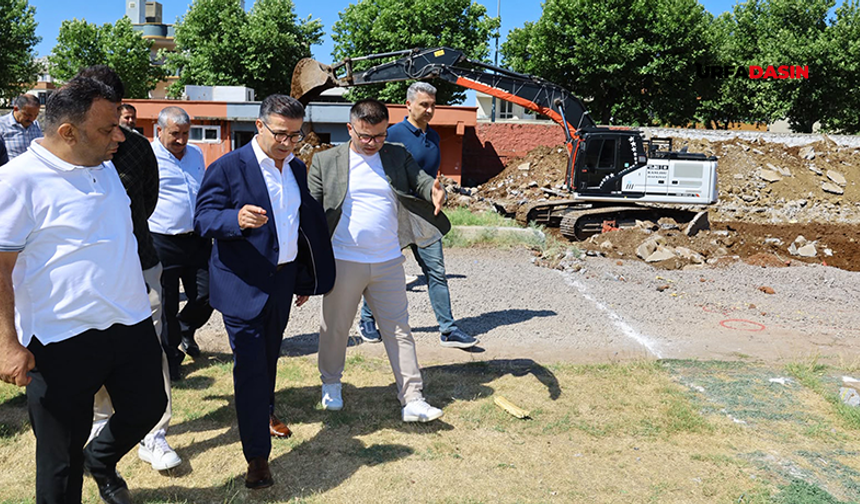 Şanlıurfa'da Firkan Tüysüz Şehir Stadyumunda Yenileme Çalışmaları Başladı