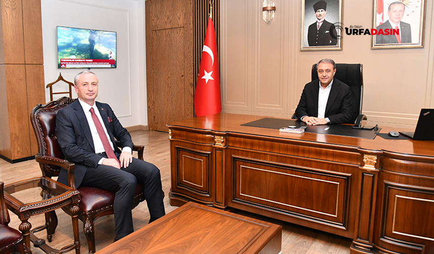 Şanlıurfa'da Göreve Başladı, Vali Şıldak'ı Ziyaret Etti