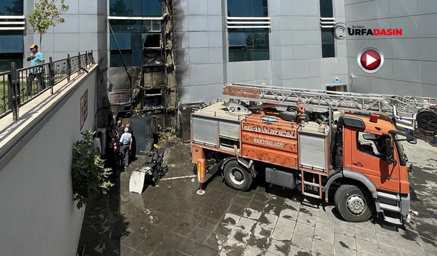 Şanlıurfa'da Hastanede Yangın: Bazı Hastalar Başka Servislere Nakledildi