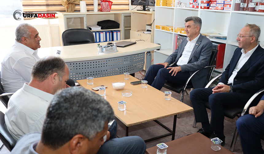 AK Parti Şanlıurfa İl Başkanı Günbegi, Akçakale'de Vatandaşlarla Buluştu