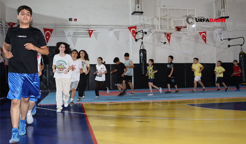 Karaköprü'deki Doğukent Spor Kompleksi Genç Sporcuları Ağırlıyor