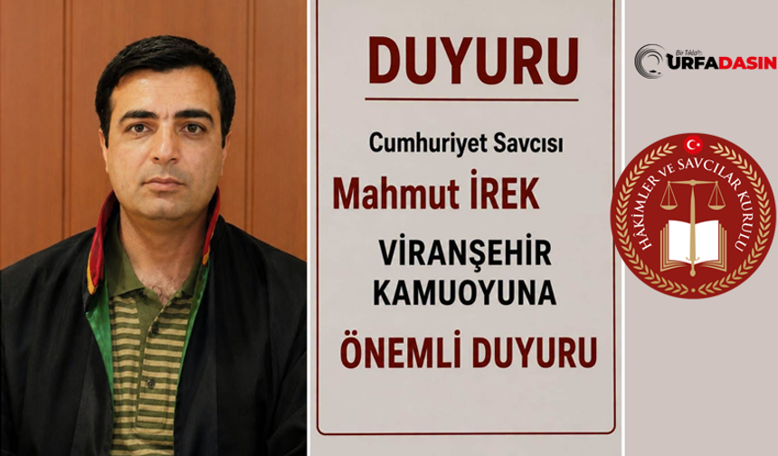 Şanlıurfalı Savcı, Kardeşiyle Bağlarını Kopardığını İlanla Duyurdu