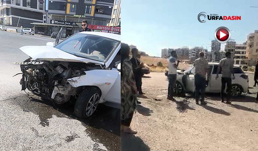 Şanlıurfa'da Sürekli Kazaların Yaşandığı Bölgede İki Otomobil Çarpıştı: 1 Yaralı