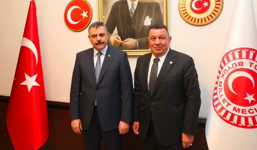 MHP Şanlıurfa Milletvekili İbrahim Özyavuz, İçişleri Bakanı Mustafa Çiftçi İle Görüştü