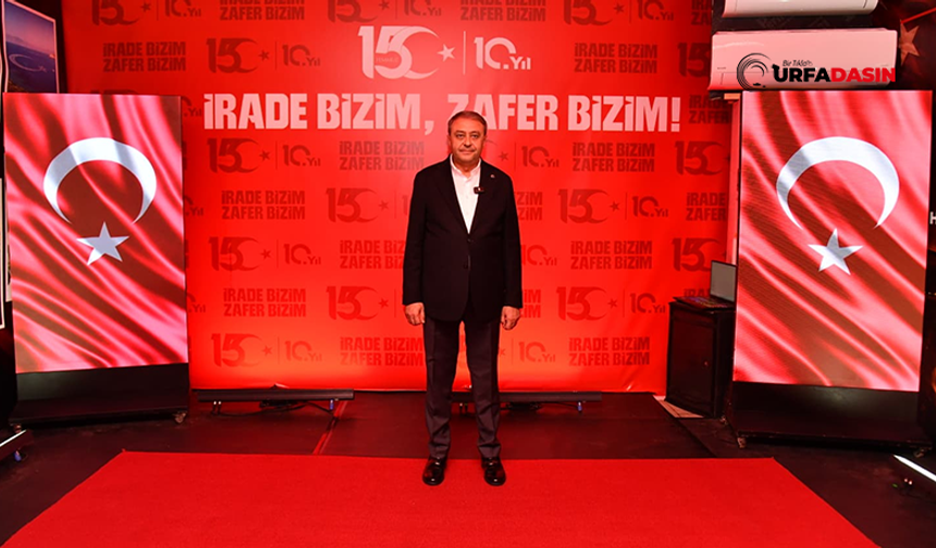 Şanlıurfa Vali Şıldak’tan 15 Temmuz Demokrasi ve Millî Birlik Günü Daveti
