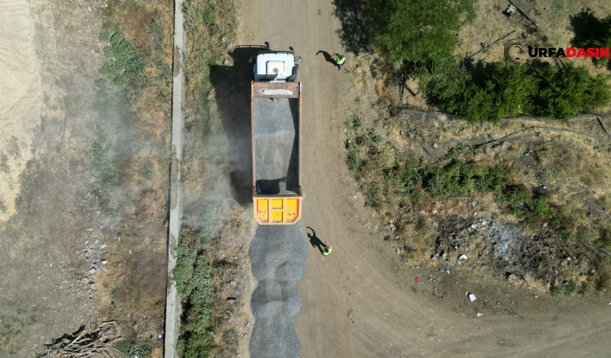 Siverek Kırsalında Yol Yapım Çalışmaları Sürüyor