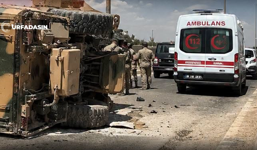 Şanlıurfa'da Askeri Araç Devrildi: 3 Asker Yaralandı
