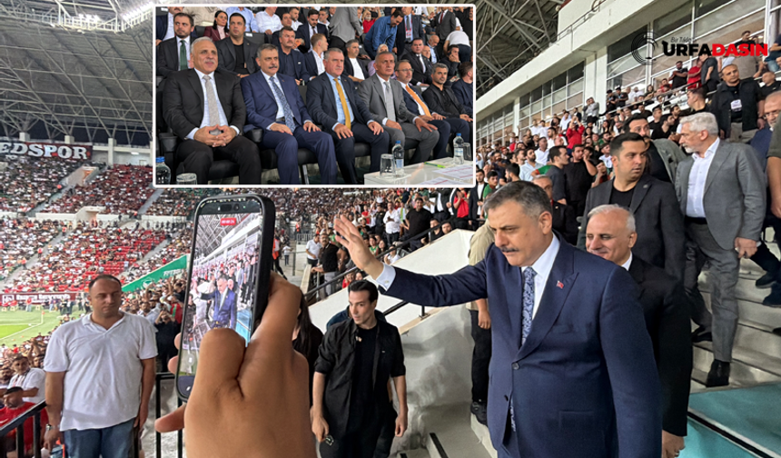 Bakanlar Amed Spor Maçını Tribünde İzledi