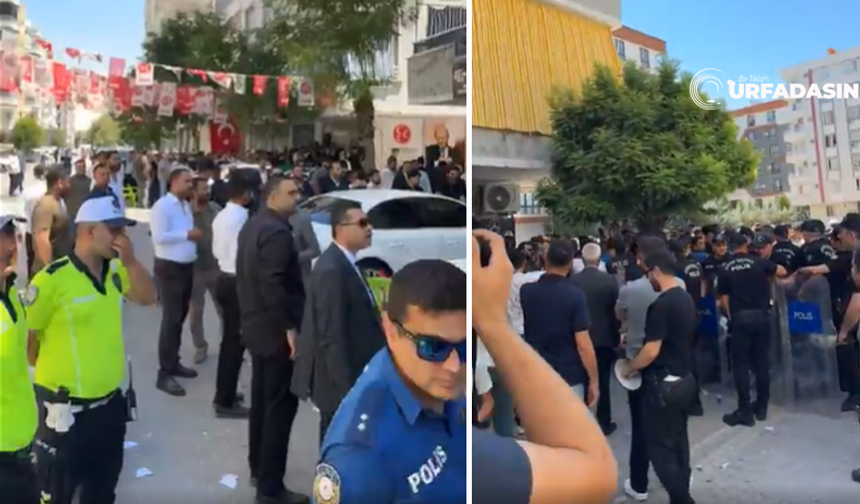 Birecik’te MHP İlçe Başkanlığı Kongresi’nde Gergin Anlar