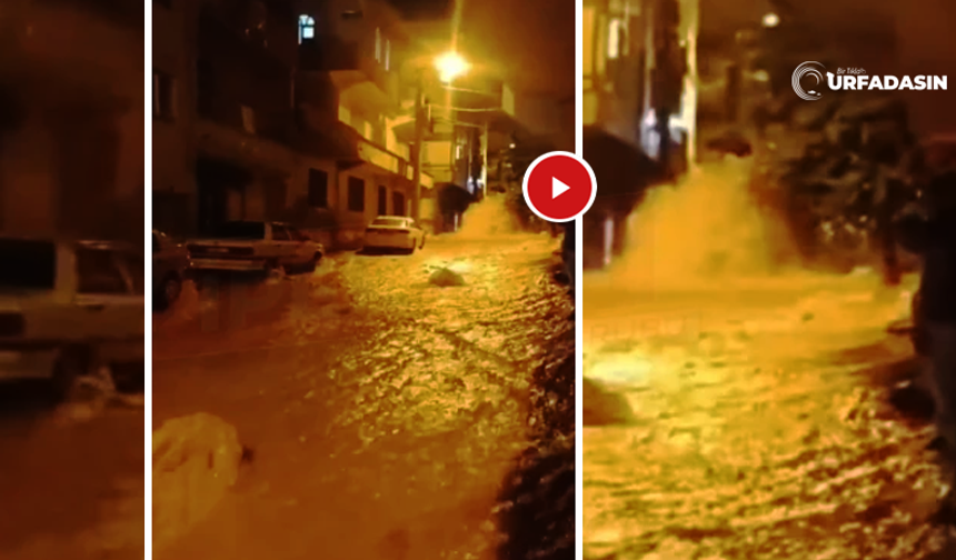 Şanlıurfa'da Sigorta Mahallesi’nde Su Borusu Patladı