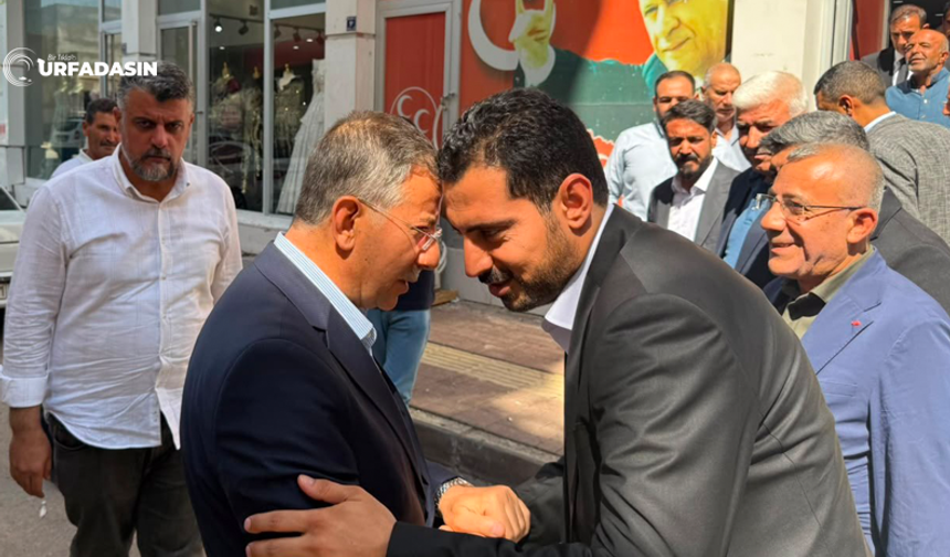 Dr. Cevheri'den, MHP Viranşehir İlçe Başkanına Hayırlı Olsun Ziyareti