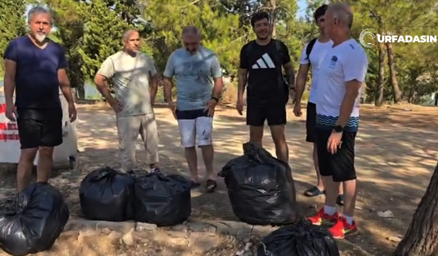 Şanlıurfa'da Böyle Çevre Gönüllüleri de Var