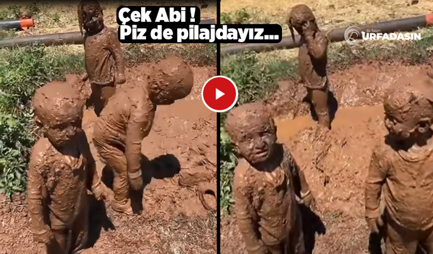 Şanlıurfalı Çocukların Çamur Banyosu!