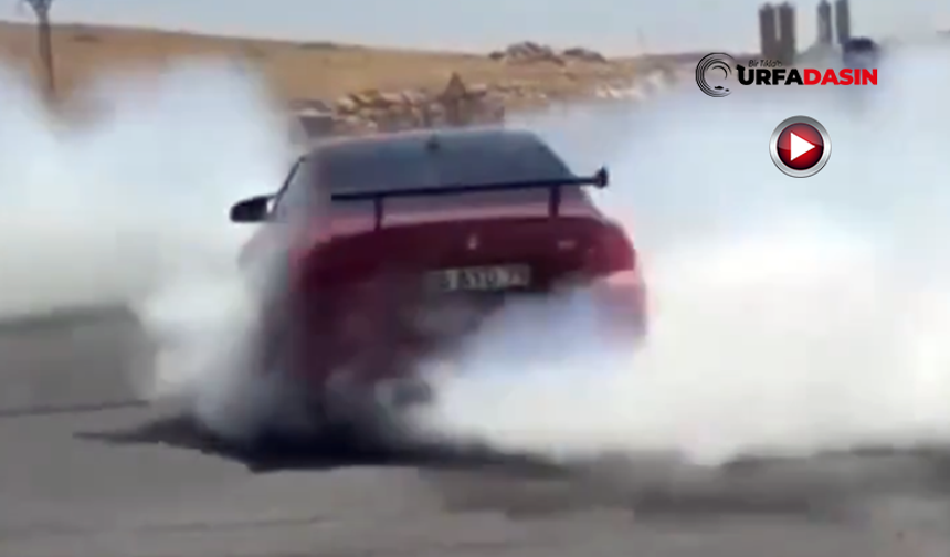 Şanlıurfa'da Dakikalarca Drift Yapan Sürücüye Ağır Ceza
