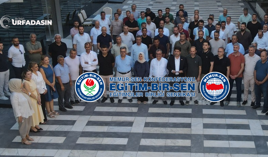 Eğitim-Bir-Sen Şanlıurfa’da 8. Olağan Genel Kurul Süreci Başladı