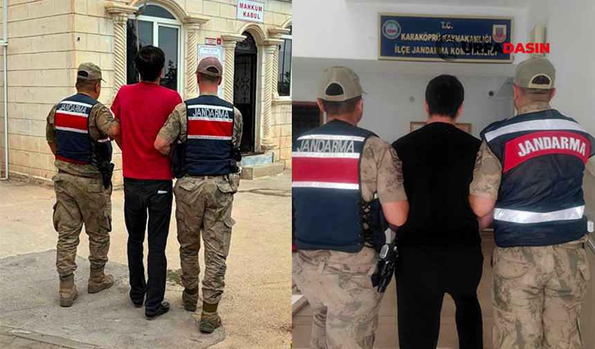 Şanlıurfa'da Hapis Cezası Bulunan 2 Hükümlü Yakalandı
