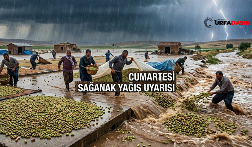 Şanlıurfa'da Fıstık Üreticilerine Sel Uyarısı