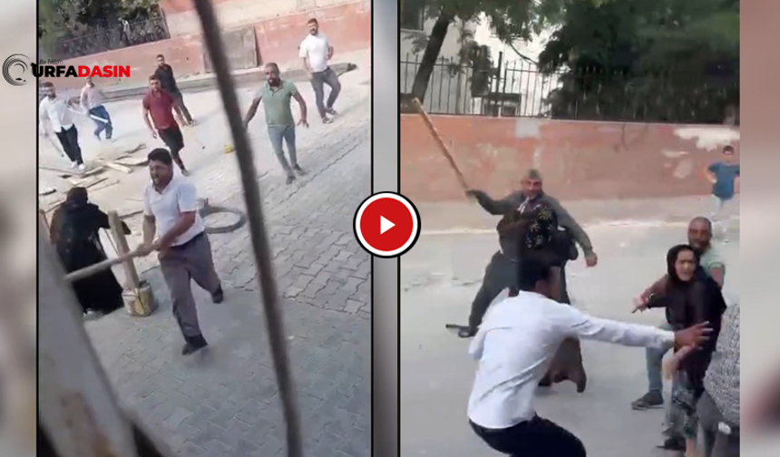 Şanlıurfa’da Husumetli Ailelerin Kavgası Kamerada: 6 Yaralı
