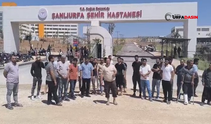 Şanlıurfa'da İşçilerden Maaş Eylemi