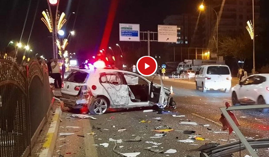 Şanlıurfa'da Gece Vakti Otomobilin Genç Sürüsü Dehşeti Yaşadı:2 Yaralı