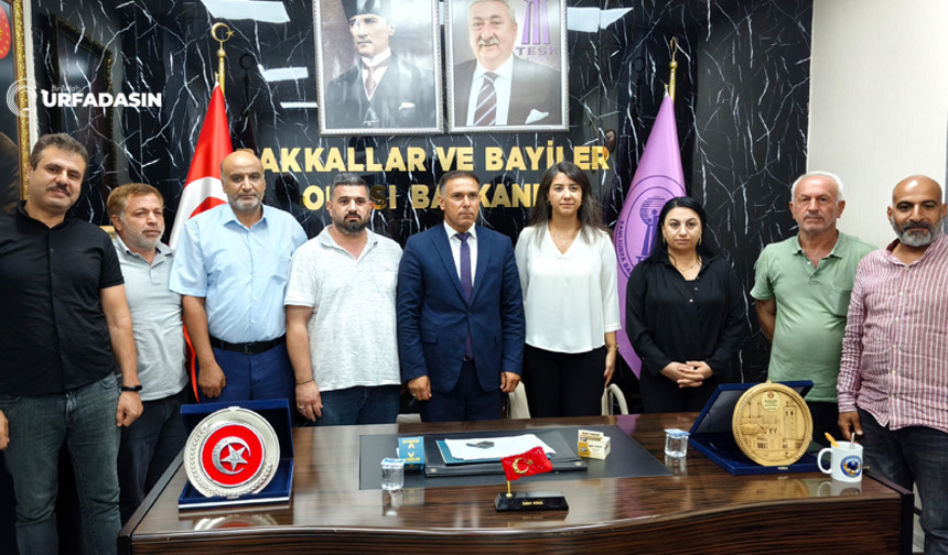 DEM Parti Urfa Milletvekili Dilan Kunt Ayan Bakkallar Odası Başkanlığının Sorunlarını Dinledi