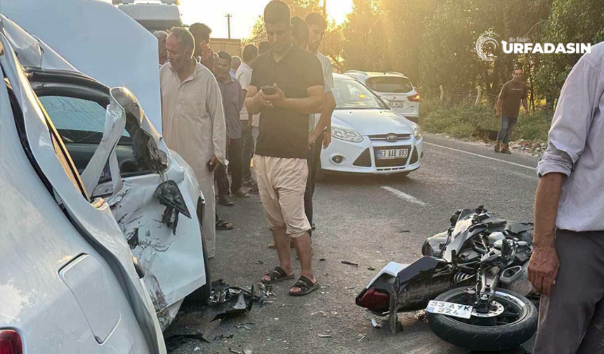 Şanlıurfa Harran'da Otomobille Motosiklet Çarpıştı: 1 Yaralı