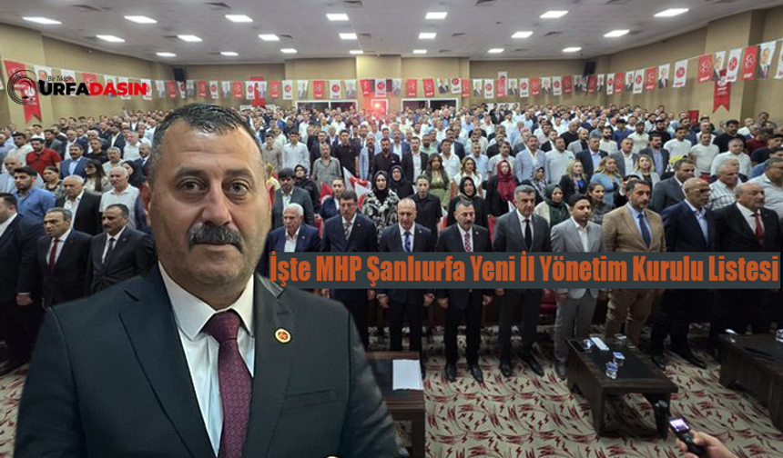 MHP Şanlıurfa İl Kongresinde Başkan Osman Mutlu Oldu