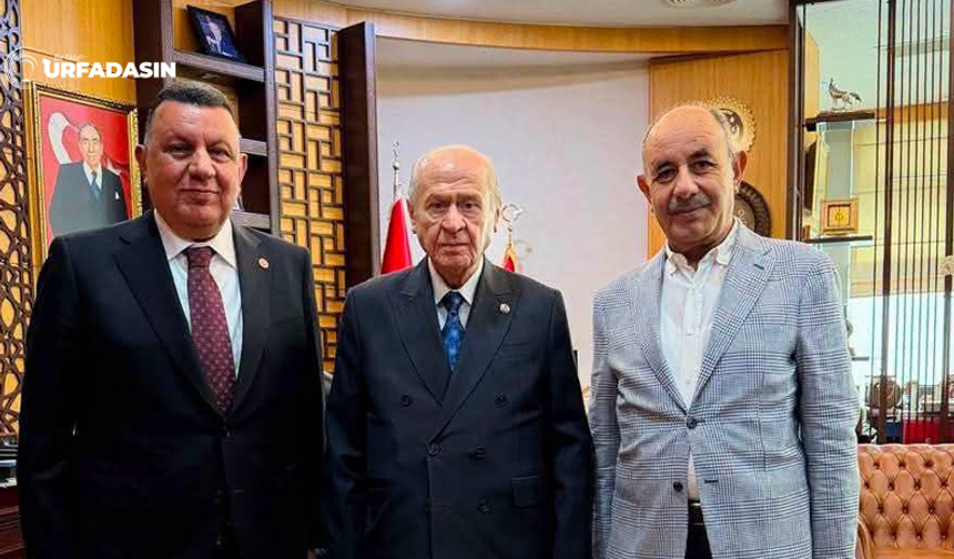 Milletvekili İbrahim Özyavuz ve Kardeşi Devlet Bahçeli'yi Ziyaret Etti