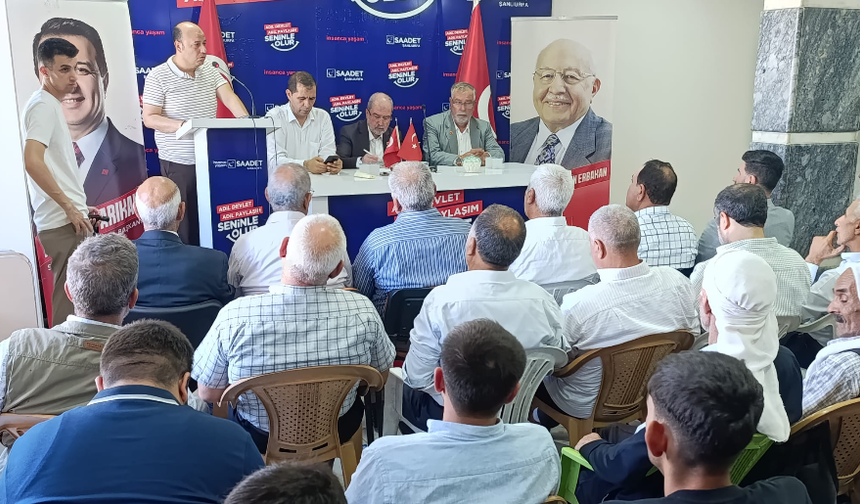 Saadet Partisi Şanlıurfa Teşkilatı Yeni Katılımlarla Güçleniyor