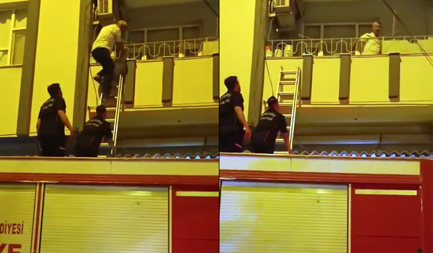 Şanlıurfa'da Anahtarını Evde Unutan Yaşlı Kadının Yardımına Muhtar ile İtfaiye Koştu