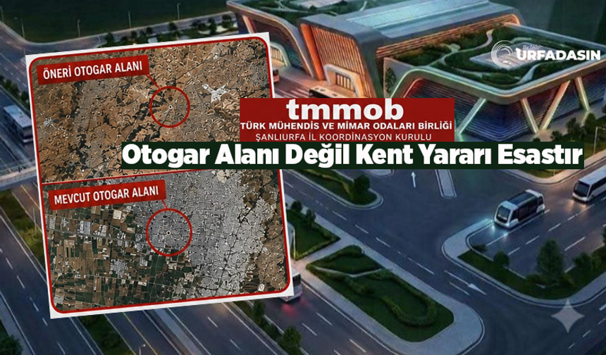 Yeni Otogarın Yapılacağı Yere Bir İtiraz da TMMOB'dan Geldi