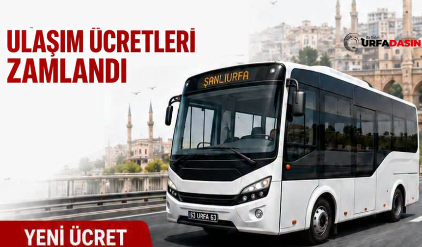 Şanlıurfa’da İlçeler Arası Ulaşıma Zam Geldi