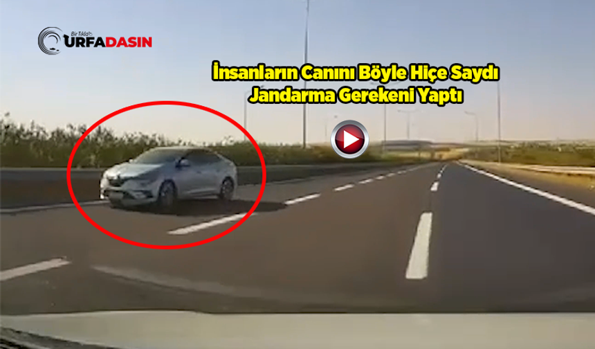 Şanlıurfa Otoyolu'nda Ters Yöne Girip Trafiği Tehlikeye Soktu: Hem Ceza Hem Men..