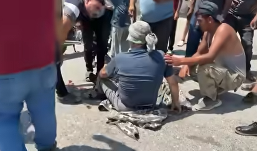 Birecik Urfa Kapısında Trafik Kazası: Motosiklet Sürücüsü Yaralandı