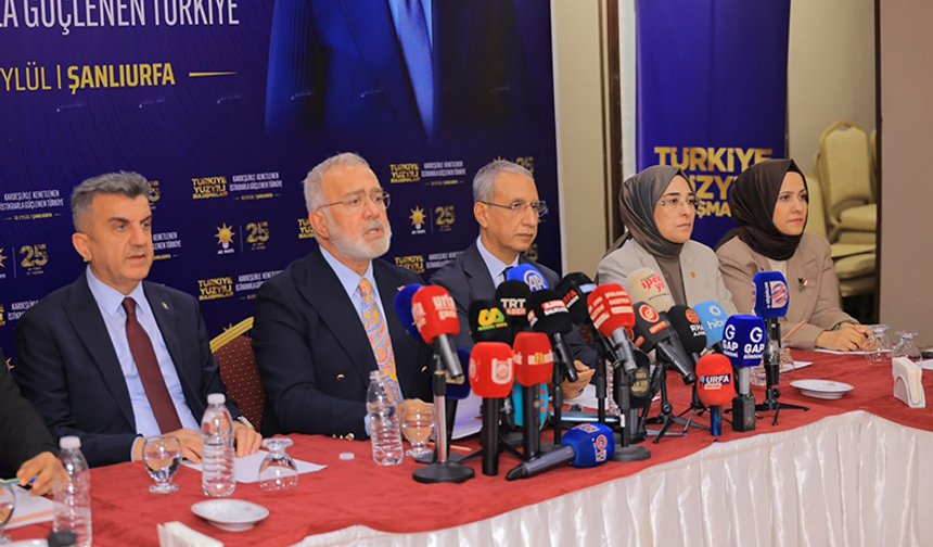 AK Parti Grup Başkanvekili Yenişehirlioğlu, Urfa'da Terörsüz Türkiye Sürecini Değerlendirdi