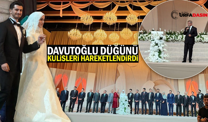 Siyasetin Zirvesi Davutoğlu'nun Oğlunun Düğününde Buluştu