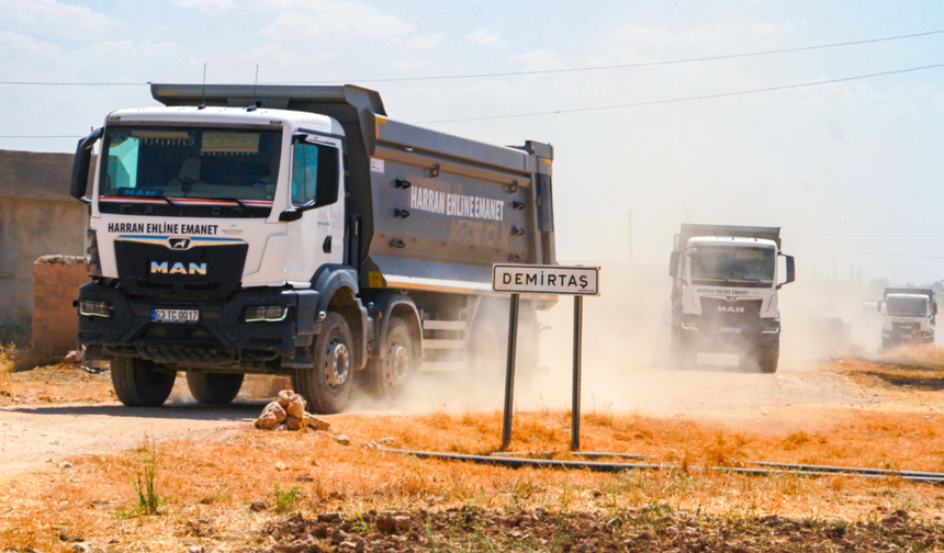 Şanlıurfa Harran Kırsalında Demirtaş Mezrası Kışa Hazırlanıyor
