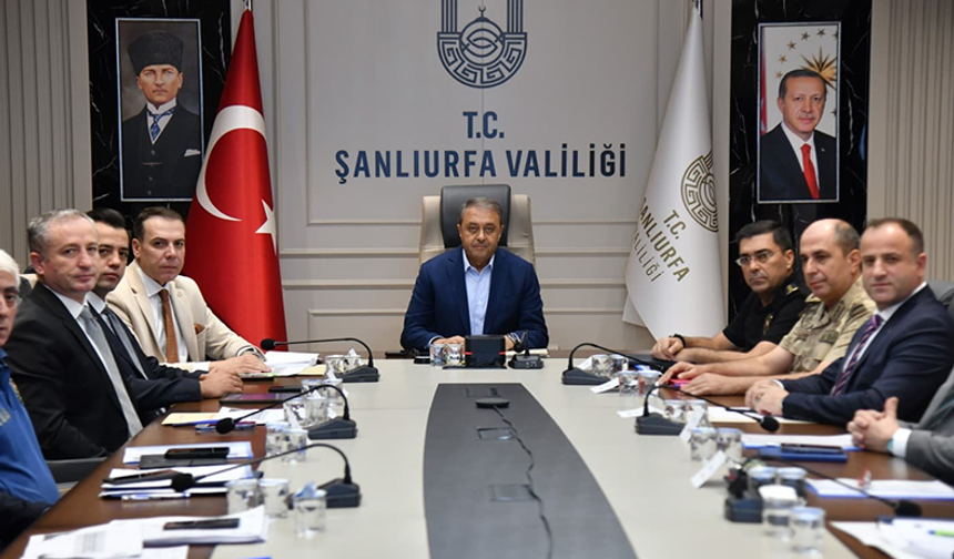 Şanlıurfa'da Okullarda Alınacak Güvenlik Önlemleri Masaya Yatırıldı