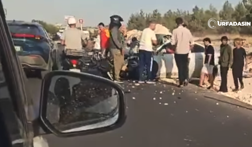 Şanlıurfa Evren Sanayi Bölgesinde Feci Kaza:3 Yaralı