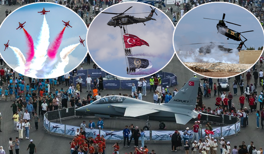 Şanlıurfa TEKNOFEST'te SAS Komandoları, Türk Yıldızları ve İHA Gösterisi