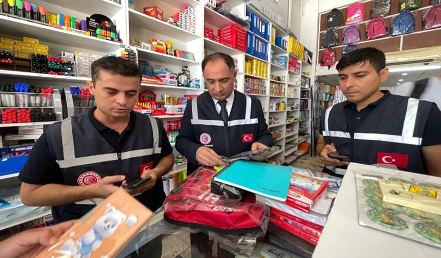 Şanlıurfa’da Kırtasiye Ürünlerine Sıkı Denetim: 16 Bin Ürün Kontrol Edildi