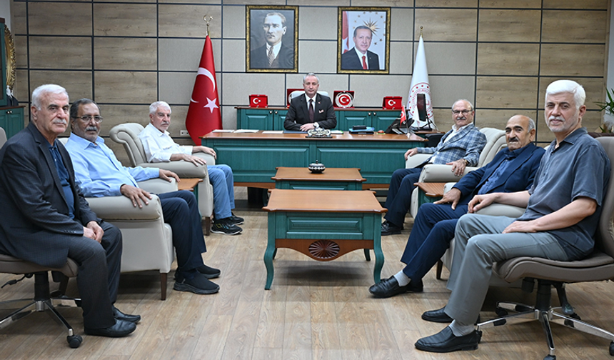 Şanlıurfa’da Emekli Müdürlerden İl Milli Eğitim Müdürü Kökrek’e Ziyaret