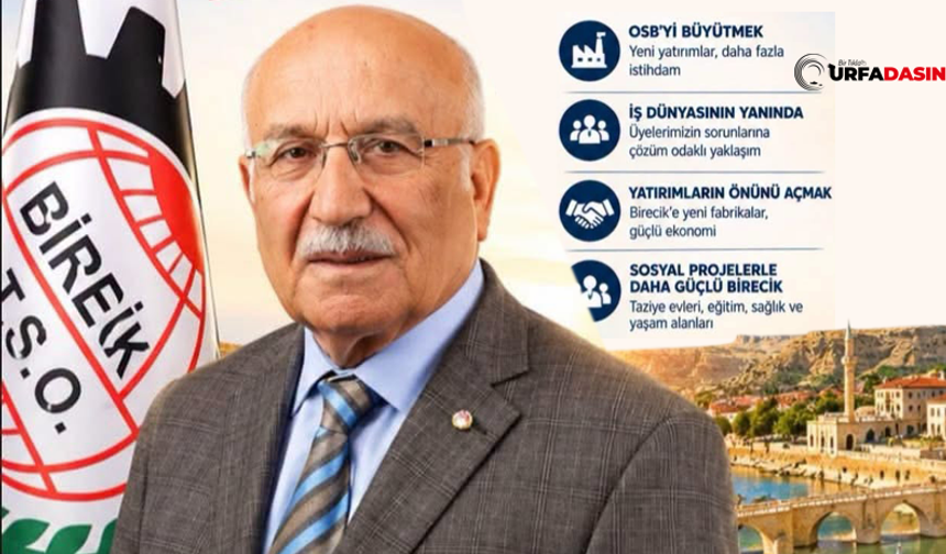 Birecik ve Halfeti’nin Gaziantep'e Bağlanmasını İsteyen Sadettin Bilgin Yeniden Aday