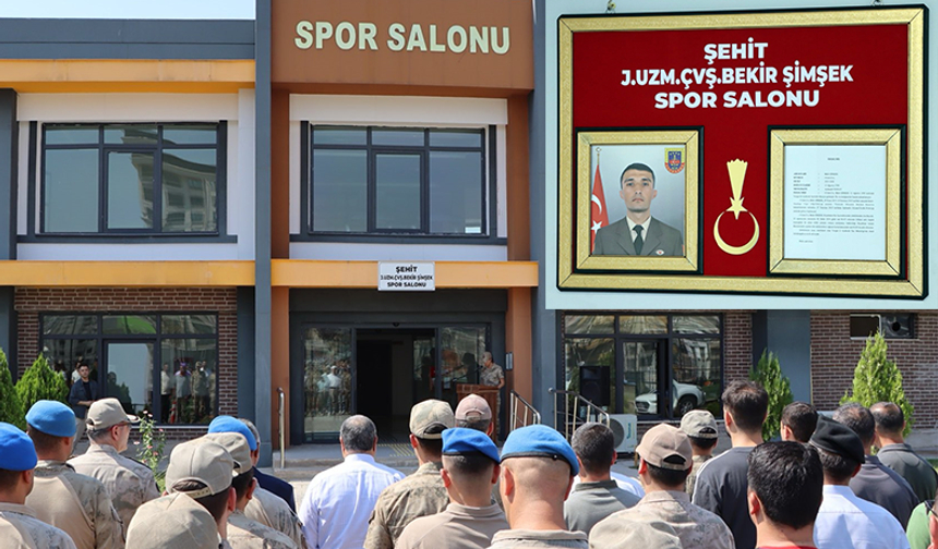 Şanlıurfa'da Şehidin İsmi Spor Salonunda Yaşatılacak