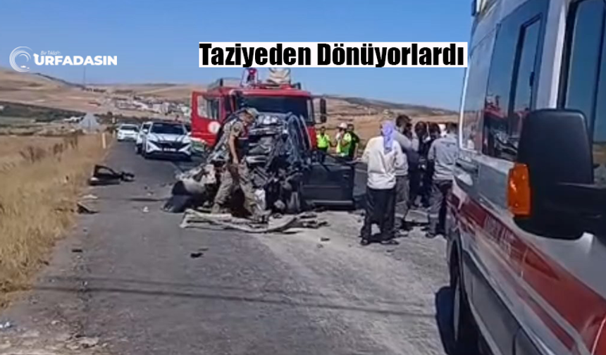 Şanlıurfa Bozova'daki Kazada Ağır Yaralanan 2 Kişi Entübe Edildi