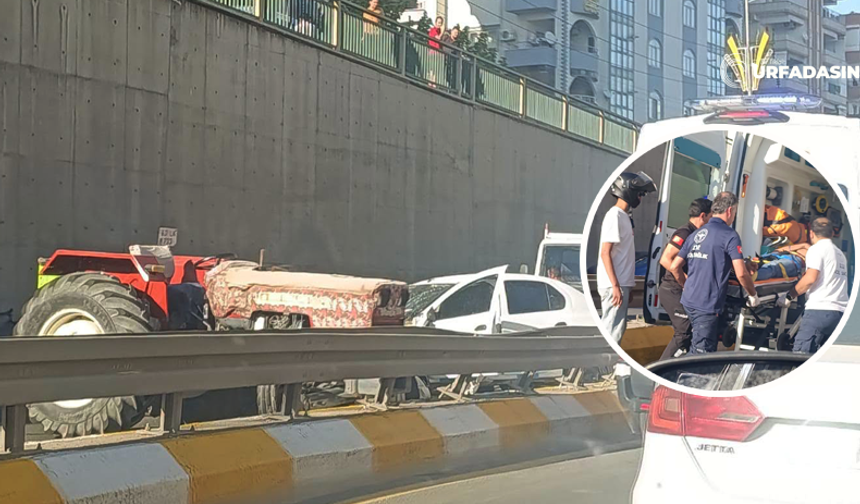 Şanlıurfa İpekyol Bulvarında Trafik Kazası; Yaralılar Var