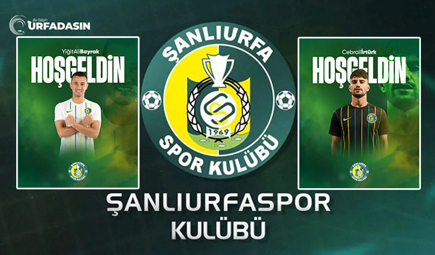 Şanlıurfaspor 2 Futbolcuyu Daha Transfer Ederek Kadrosuna Kattı
