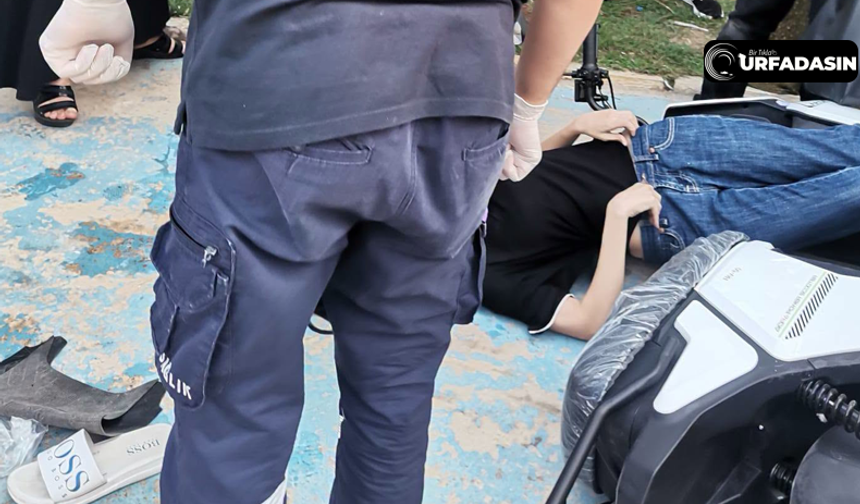 Viranşehir'de Park İçinde Motosiklet Kazasında Genç Kız Yaralandı