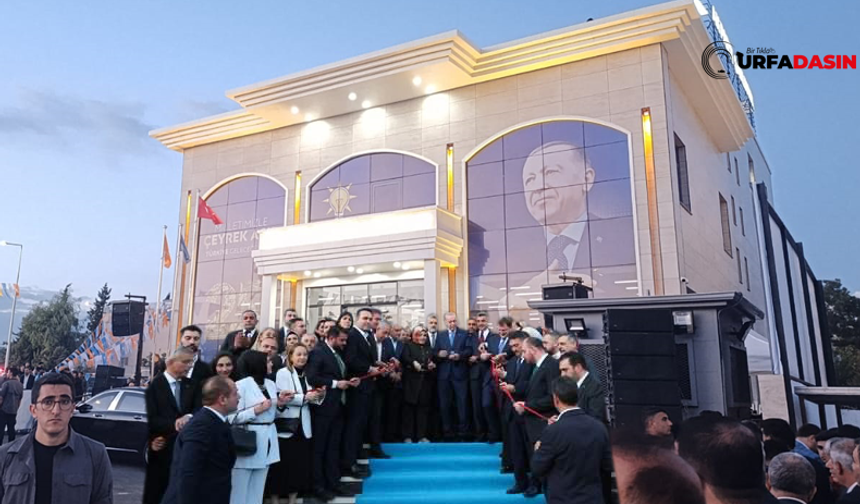 Ak Parti Şanlıurfa İl Başkanlığının Yeni Binasının Açılışını Cumhurbaşkanı Erdoğan Yaptı